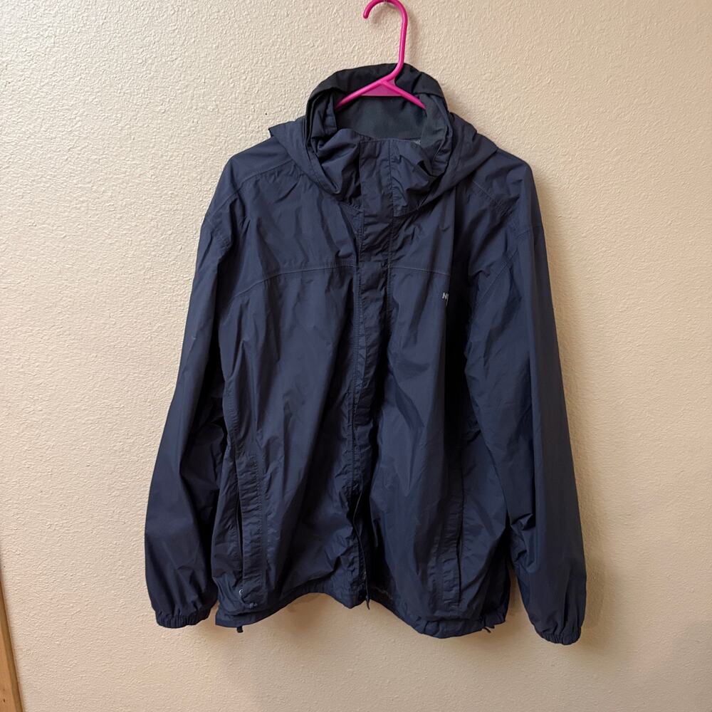The North Face Men's Resolve HyVent Rain Jacket dark gray XL Hooded Waterproof